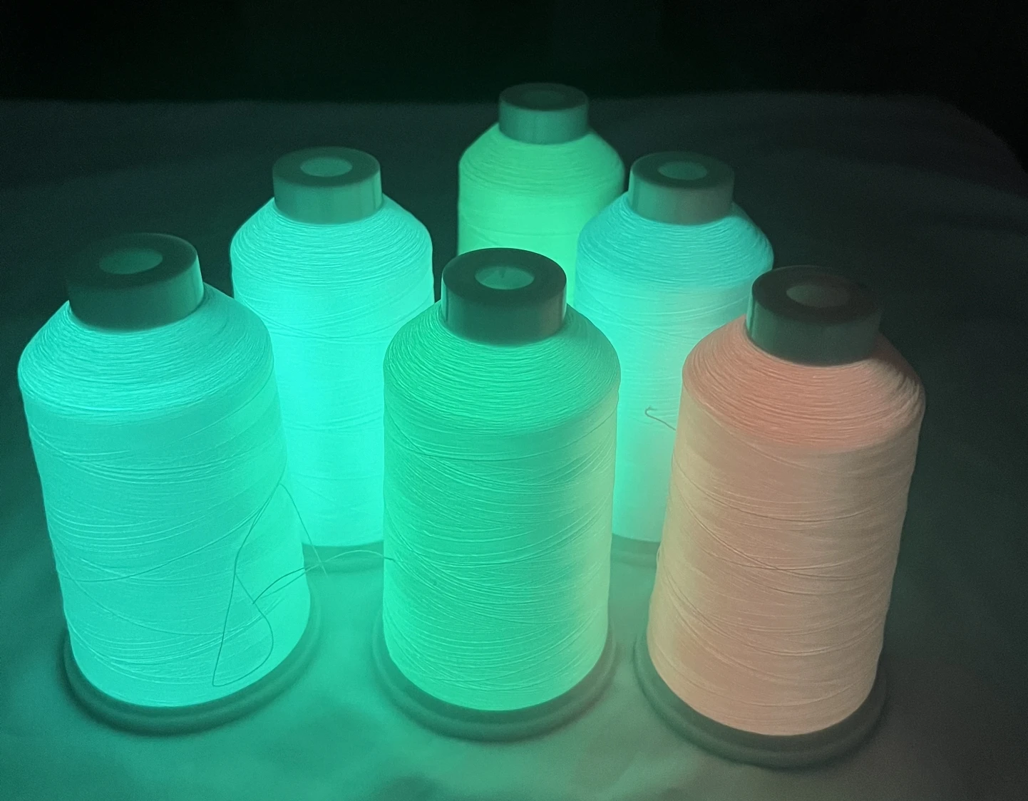 Glow Dark Yarn 150D For Knitting Luminous Yarn Glowing Yarn Weaving Sewing Thread