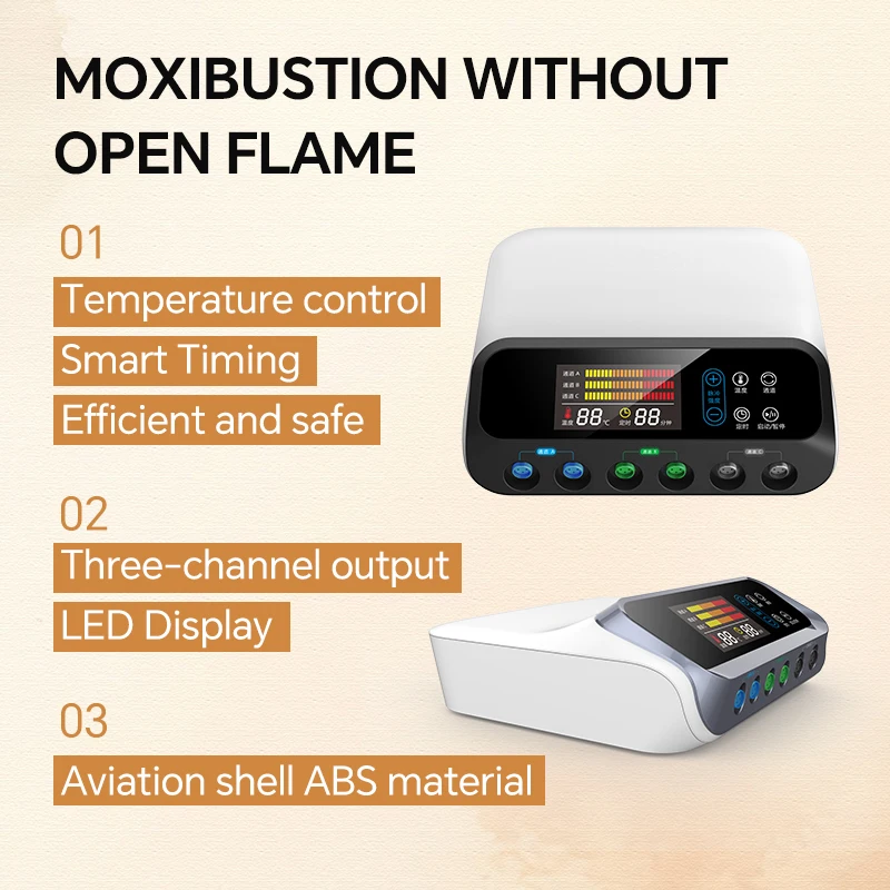 High Quality Home Use Smokeless Moxa Massage instrument Electric Moxibustion Machine Device