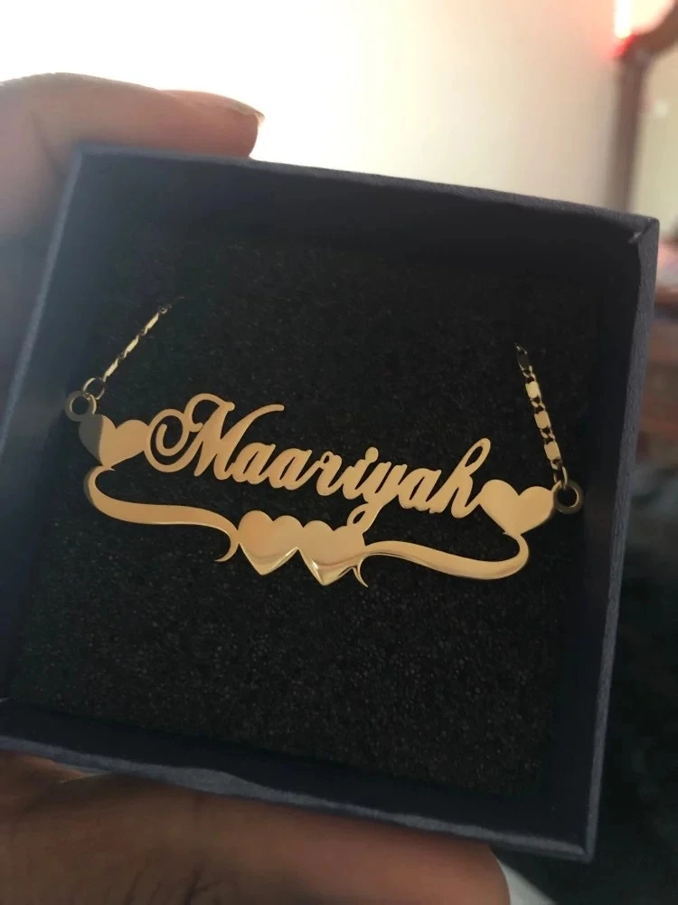 Best Special Gift For Mom Collier Femme Personnalisable Custom Name Women Fashion Accessories Stainless Steel Letter Necklace