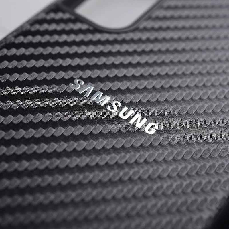 Origianl Samsung Carbon Fibre Phone Case For Galaxy S21 S20 Ultra Plus S21 FE Note 20 Anti-Fall Hard Full Protective Phone Shell
