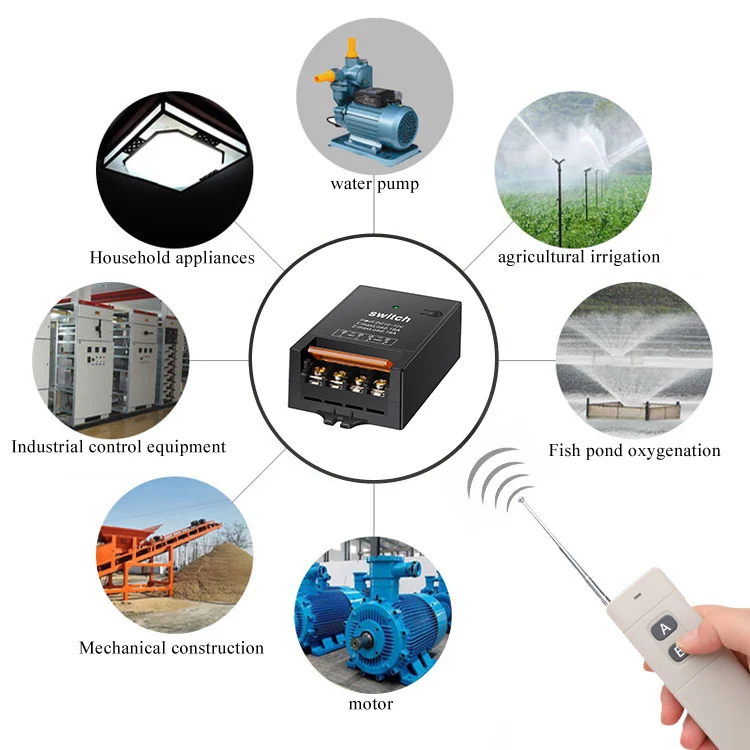 24v relay 12v on off remote control rf 433 light switch wireless 2ch remote control switch 12v dc remote control wireless switch