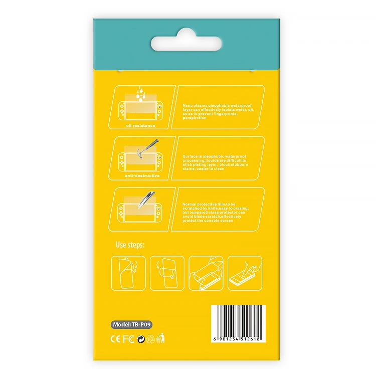 tempered glass for Nintendo switch lite 0.33mm clear glass for switch lite screen protector