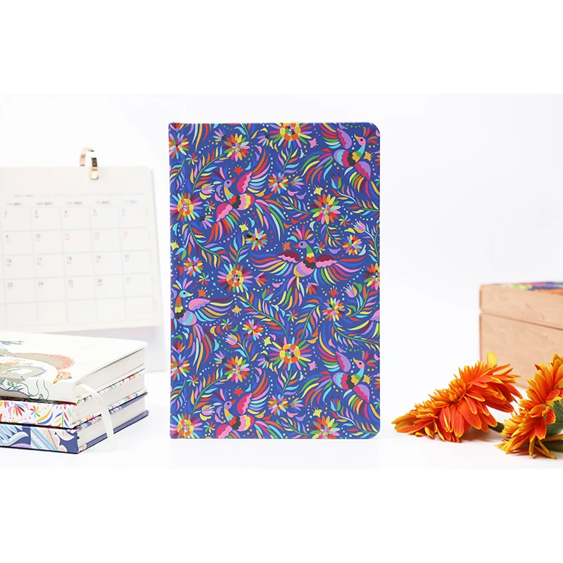 Delicate Pu Printing New Design Pu Leather Cover Notebook Luxury 100gsm Woodfree Paper Journals Custom Logo Notebooks