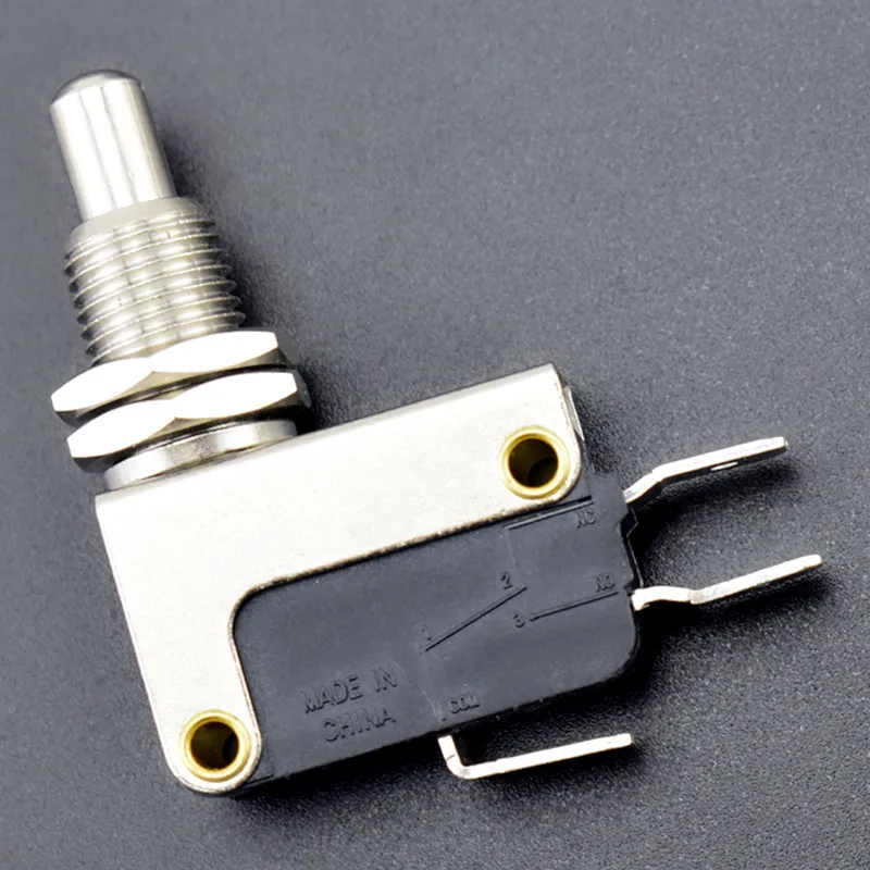 Large Size Metal Switch 3 Pin Push-On Push-Off Button Micro Switch Normally Open And Normally Close Function