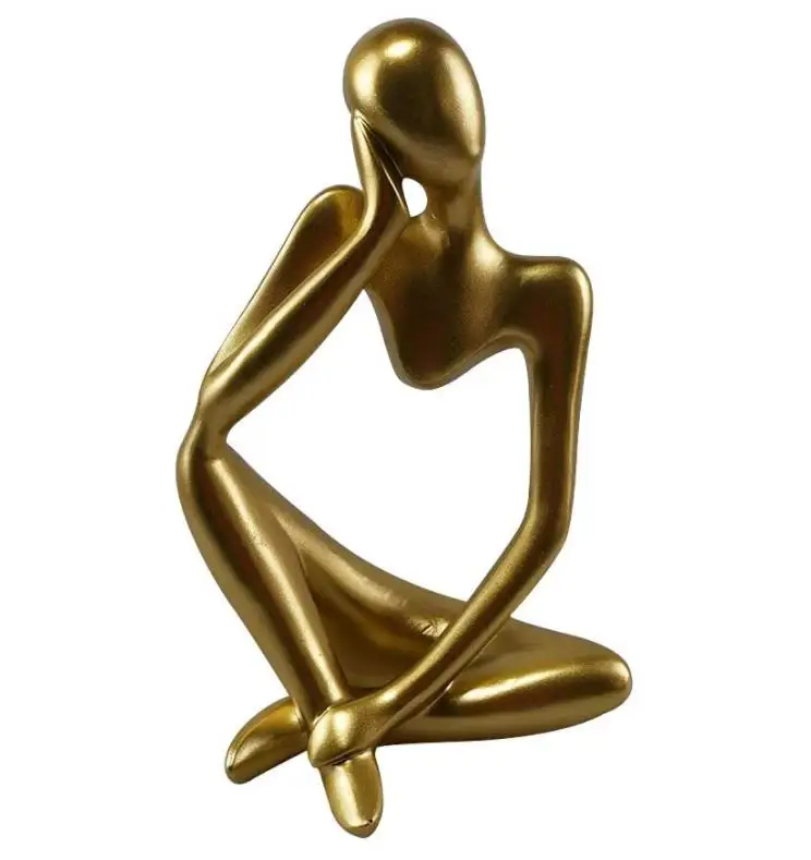 Статуэтка с абстрактной скульптурой, коллекционные фигурки для дома и офиса, настольное украшение для книжной полки