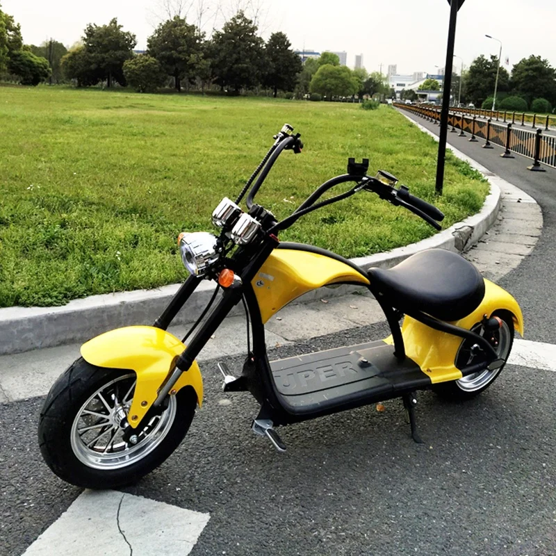  YICHEN Moto Electrique 60v 2400w 40mph Scooter Electric Moped Sports Bike Cruiser Touring Motorcycle