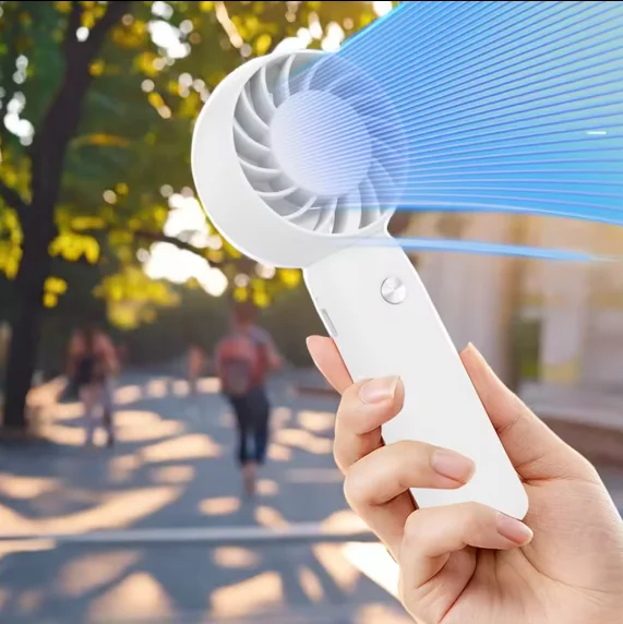 Summer Portable Handheld Fan Mini Desktop Air Cooler Outdoor pocket Fan Cooling Travel Hand Ventilation Mini Fan for office