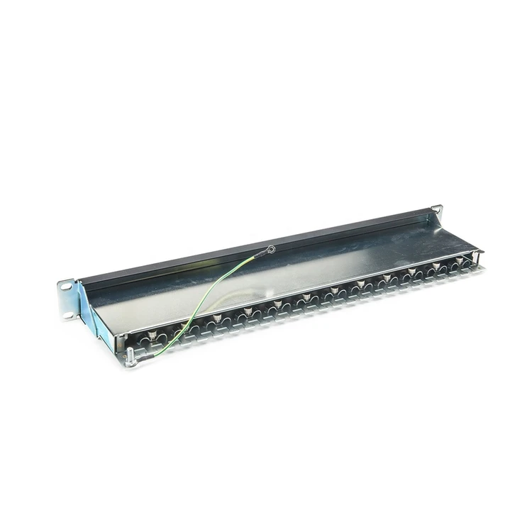 110 двойным iidc экранированный STP Cat5e 1U патч-панель 19