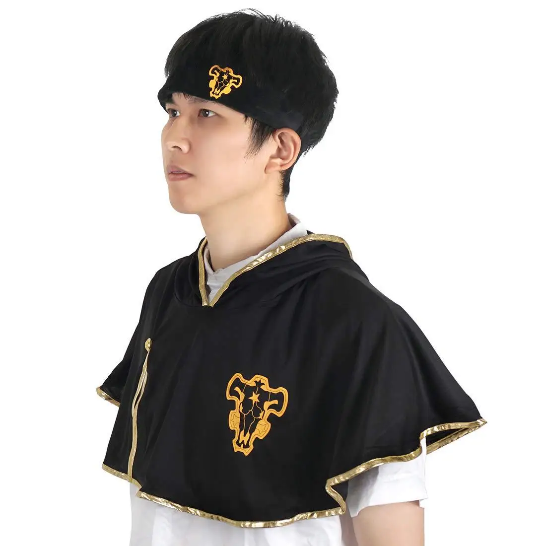 Wholesale Japan anime Black clover Headband & Cape Costume cosplay