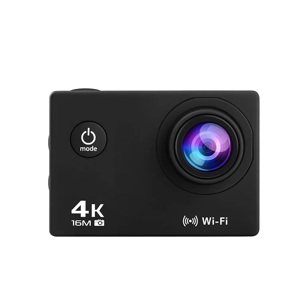 Action Camera  HD 4K 30fps 1080P 60fps WiFi 2 Inch 170D Underwater Waterproof Helmet Video Recording Sport Cam