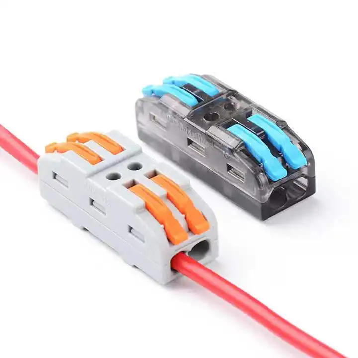 Hot Selling Push In Wire Connector Four Cores Terminal Block Electric Cable Lever Wire Connectors