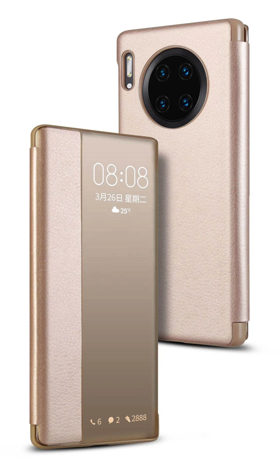  Горячая Распродажа прозрачный флип-чехол для Huawei Mate 30 Pro Роскошный чехол смартфона