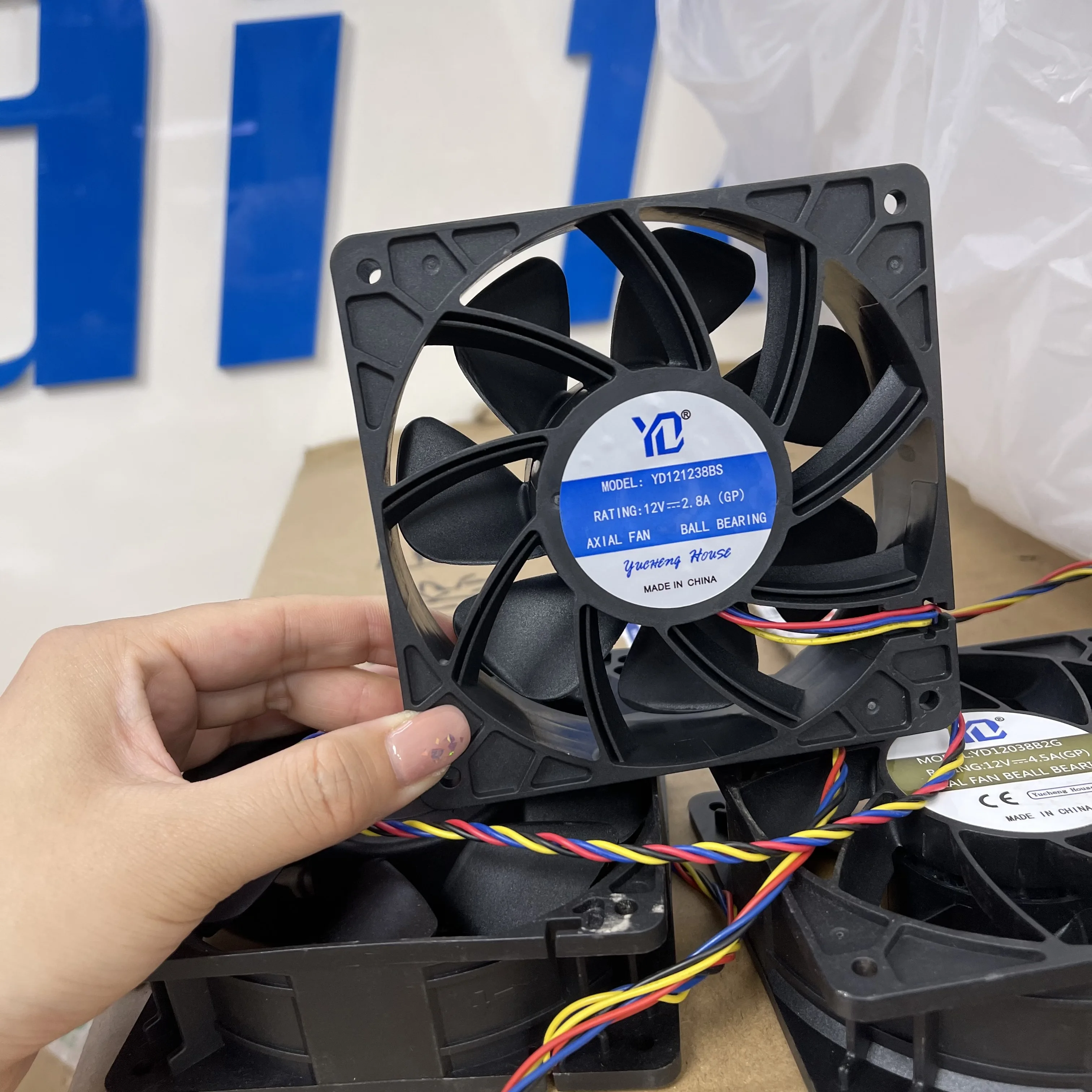  12038 4 линии 4-контактный интерфейс кулеры универсальные 7500 об/мин L3 Antminer