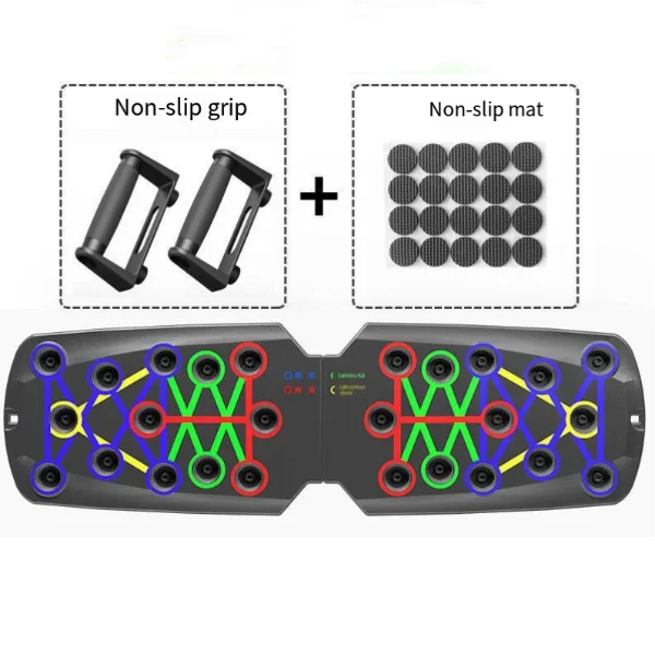 Body Fitness Multifunctional Push-up Bracket Board Gym Foldable Fitness Push Up Board Fitness Set