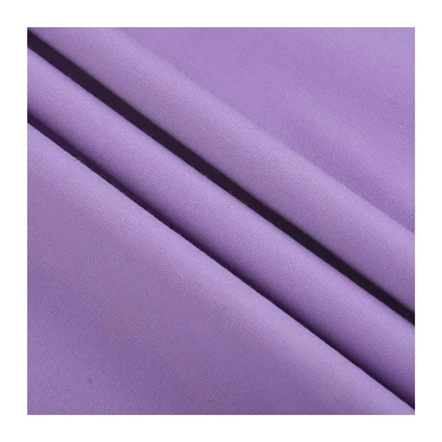 ready stock Good quality t/c 80/20  polyester cotton dyed  fabric for shirt pocket and dress school uniform