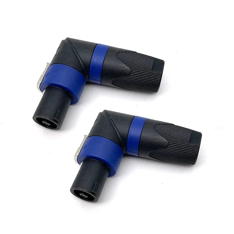 90  Degree 4 PIN Speakon Connector Plug NL4FC XLR Male Jack 4 Pole Speakon Audio Connector NL4 Speaker Plug Connector