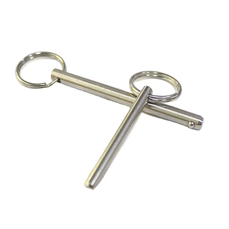 Professional Wholesale Custom Stainless Steel Spring Loades Ball Lock Pin Ring Detent Quick Release Pins