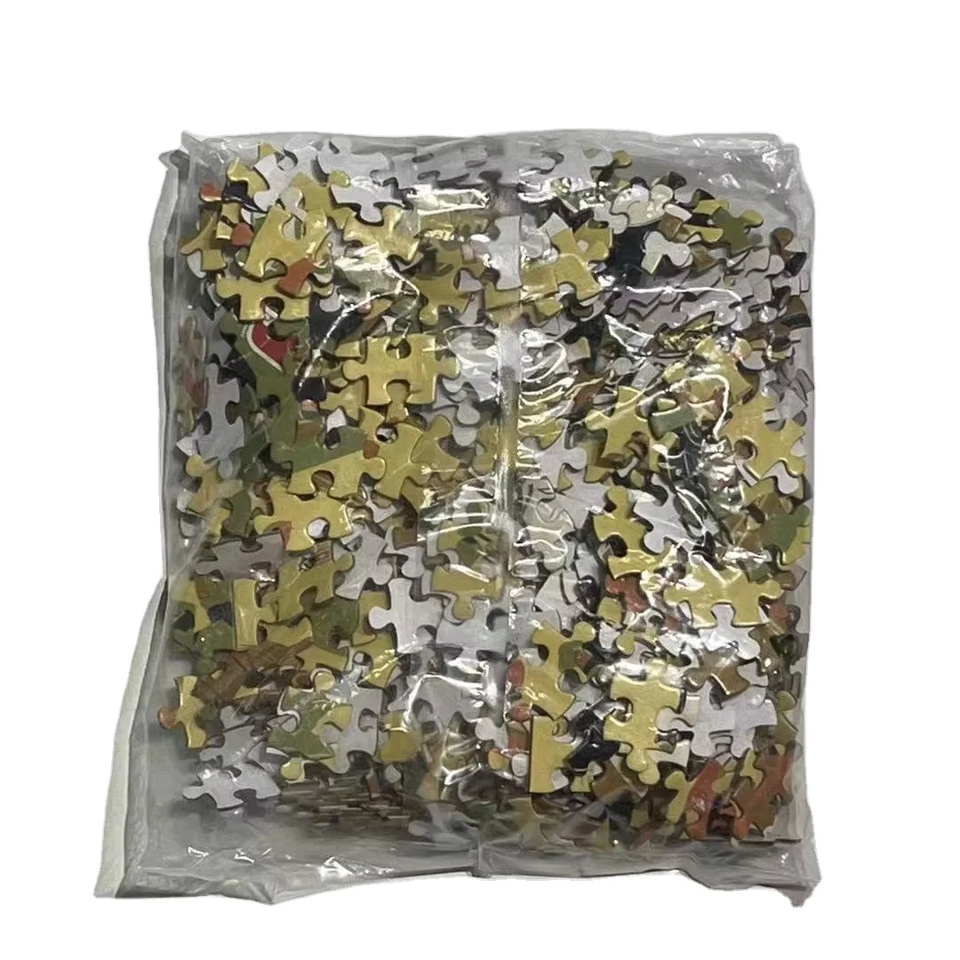 Personalized 500 pcs puzzle custom picture printed jigsaw puzzle 1000 pieces OEM jigsaw puzzles for adults