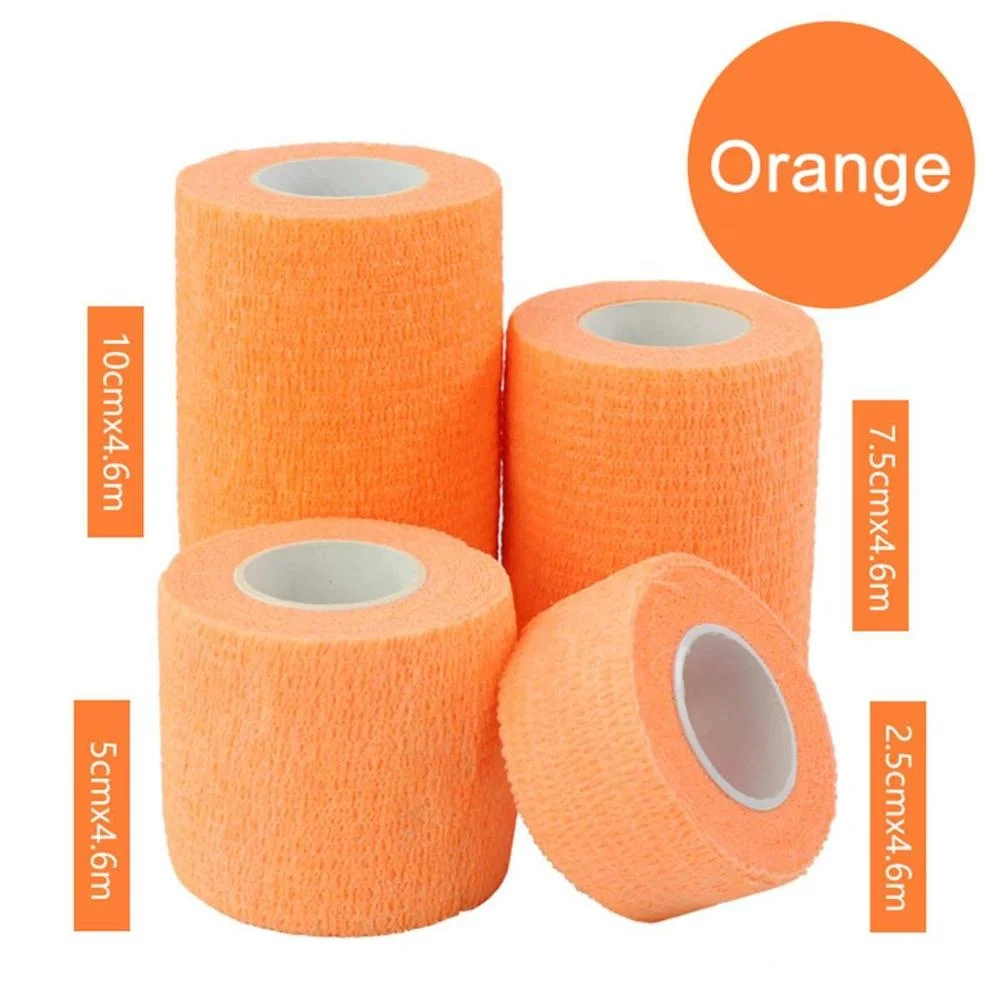 Colorful Sport Self Adhesive Elastic Bandage latex free Wrap Tape Elastoplast For Knee Support Pads Finger Ankle Palm Shoulder