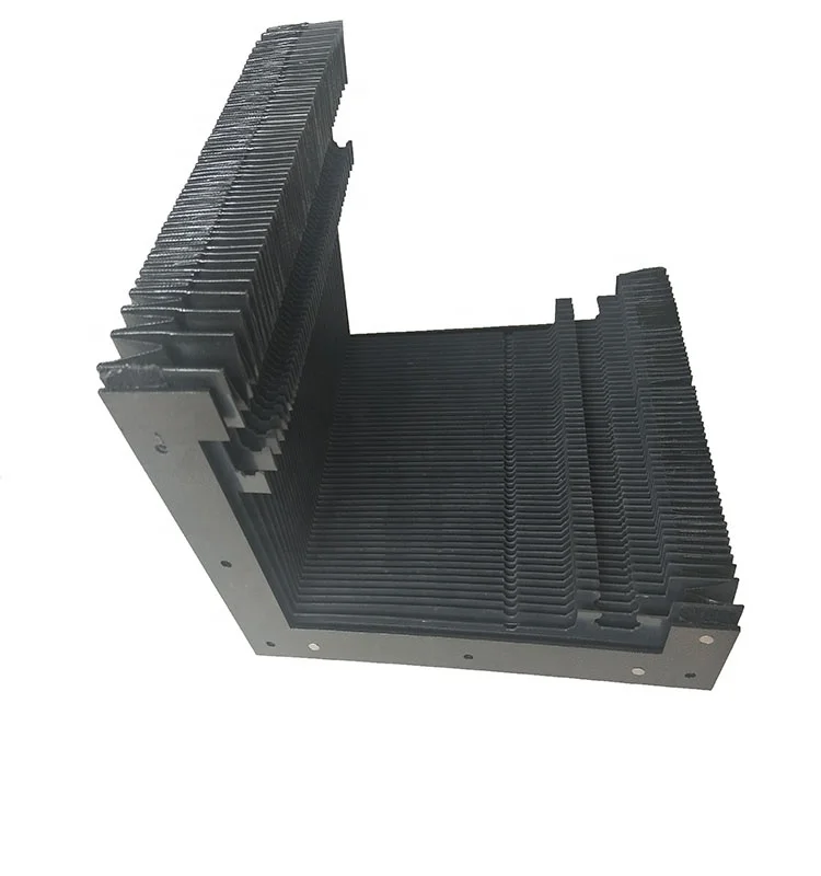 CNC Machine High Temperature Fabric Accordion Bellows Guard Shield
