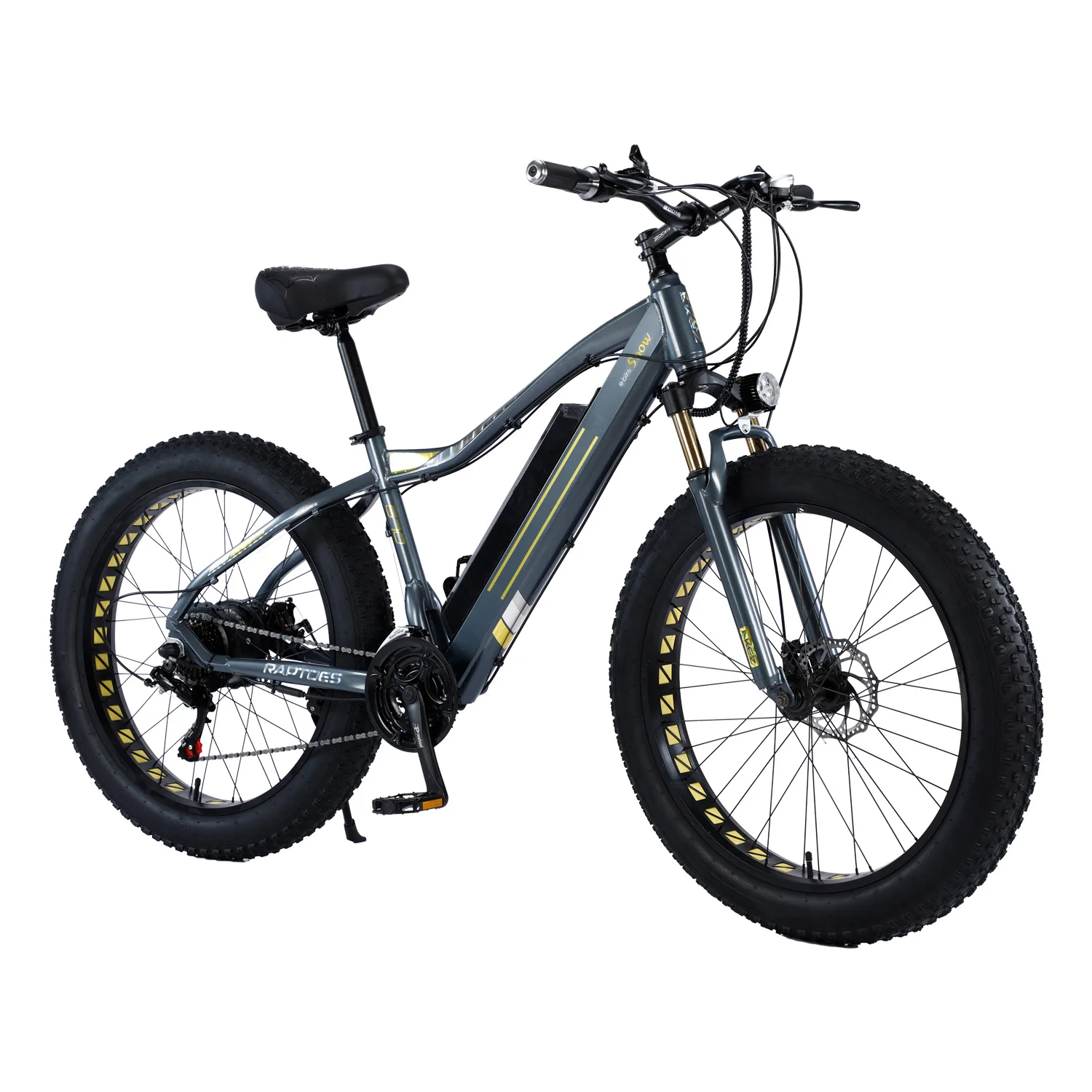 26 inch alloy long range powerful 500w full suspension snow beach electric mountain bike fat tire ebike