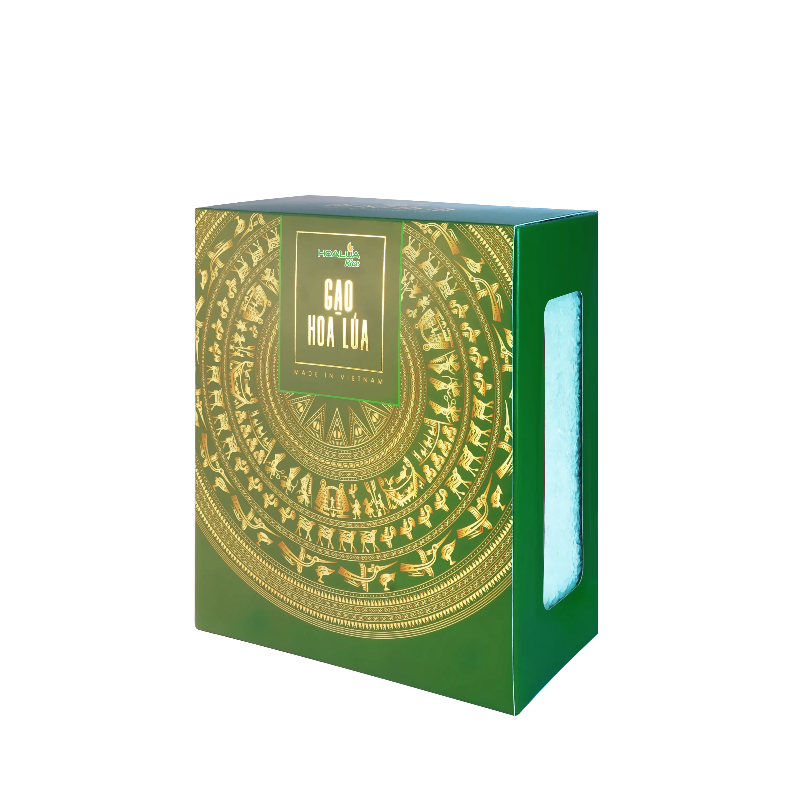 Rice Mill Green Box Hoa Lua Rice Certification GAP, HACCP Style Dried 14% Max. Moisture Admixture