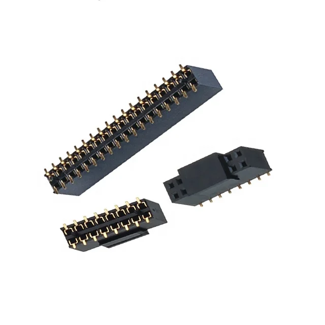 Шаг 2,54 мм, гнездовой разъем H5.0mm, двухрядный 2 ~ 80P U-терминал SMT DIP PCB соединитель