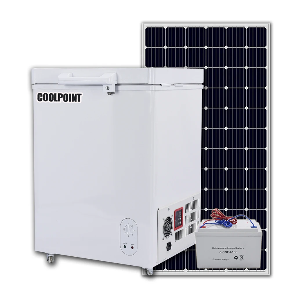 coolpoint Deep freezer 108 liters dc 12v solar power friger for sale