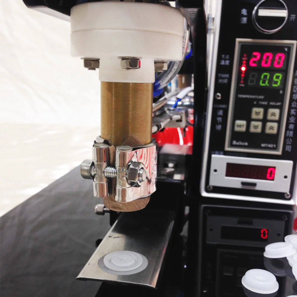 Food Packaging Heat Sealing Machine Food Powder Valve Install Applicator Machine