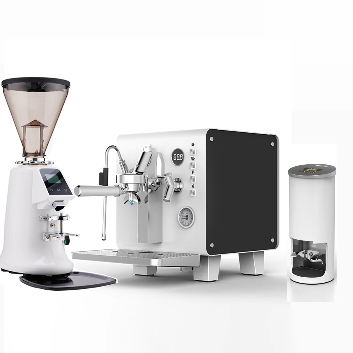 Коммерческая Кофеварка Expresso чайная машина с автоматическим вспенивателем молока и пивоваренной головкой E61 для кофейного бизнеса