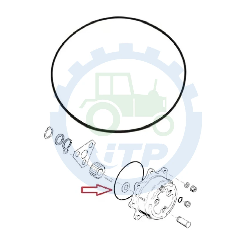 suitable for carraro 28603 100551A1 hub o-ring backhoe parts production