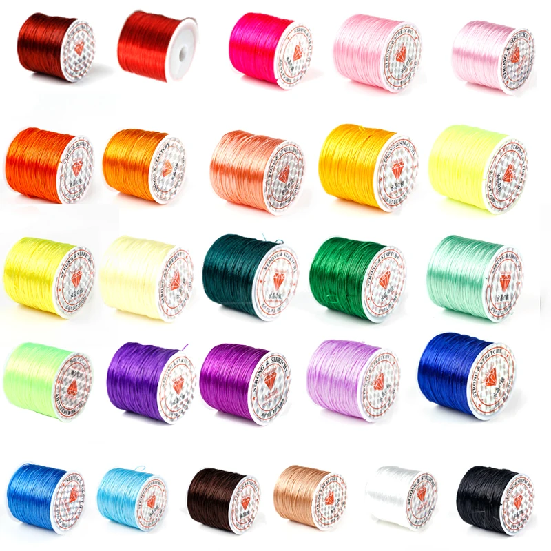 jewelry bungee cord  gold elastic spandex bead thread String Wire  For Diy bead Necklace Bracelet Jewelry Making Accessories