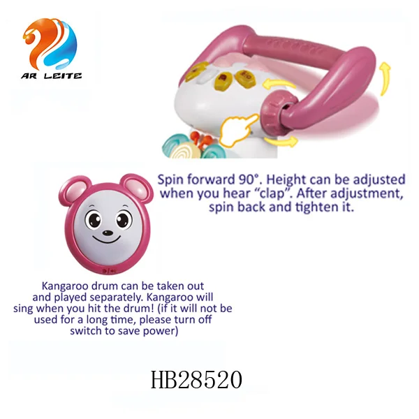 2020 Hot Sell High Quality 2 in 1 Baby Activity Walker Baby Scooter with Music