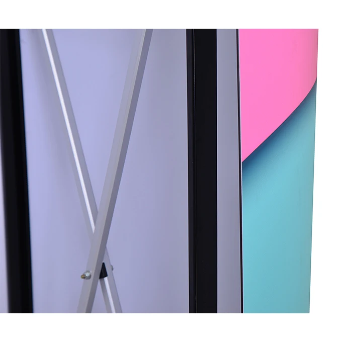 3x3 Spring Magnetic PVC Pop Up Display Stands Aluminum Portable Backdrop Advertising Stand