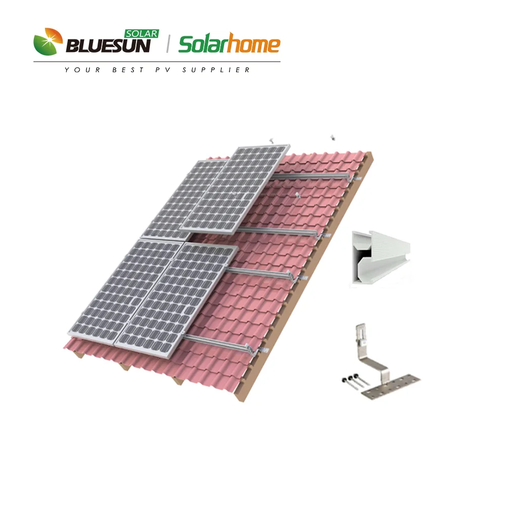 Pitched roof 20kw 30kw home solar kit 30 kva 50kva grid tied solar power generator