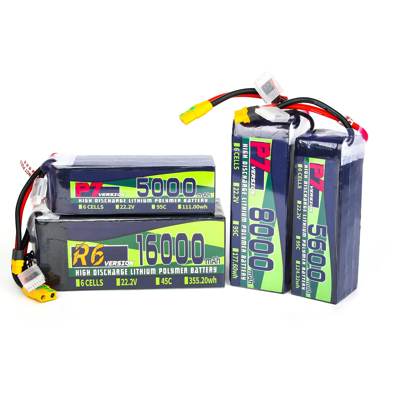Lipo battery 6S 22.2V  5000/5600/8000/16000mAh 95C 45C 6S1P RC Battery with  XT60 XT90-H Plug for Agricultural plant protection