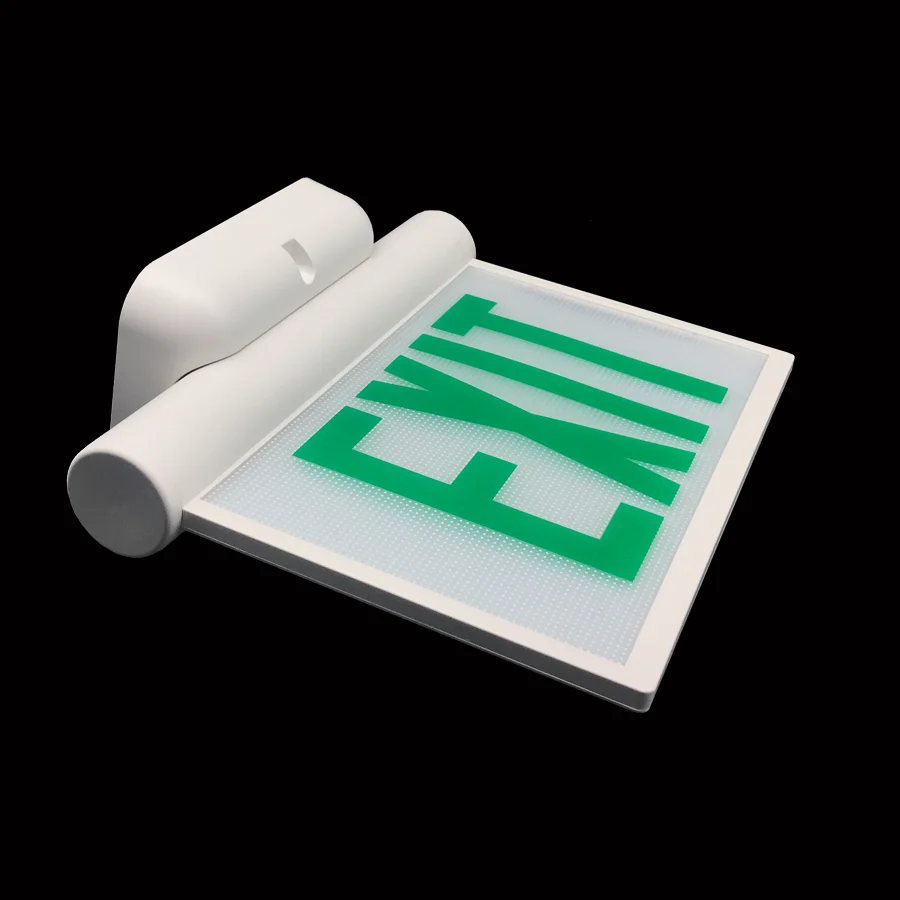 Man Emergency Exit Sign CR-7028 CUL Approve Edge Lit Running Led Fire Emergency Lights Wall or Ceilling Mounting Straw LED 3W 20
