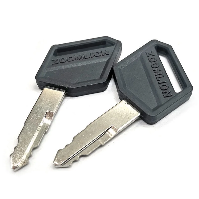 Excavator Heavy Equipment Ignition Key ZE205 210 220 For  ZOOMLION