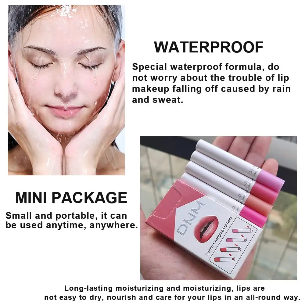 Temperature Change Long Lasting Waterproof Korean Lip Balm Jelly Crystal Discoloration Lipstick