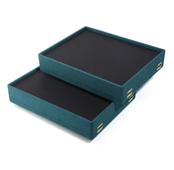 Luxury Hot Sell Custom Velvet Jewelry Box Packaging & Display For Jewellery Ring And Earrings Jewels