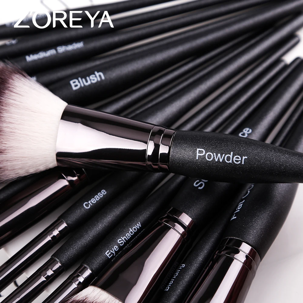 Fashion Travel Brushes Set Cosmetics Tool Kits 15 Pieces Makeup Brush Set