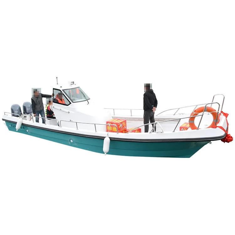 
China White Fiberglass Speed Fishing Boat Fast Boat Sport Boat 