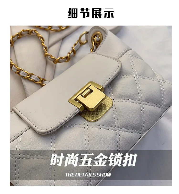 Amazon trending products lovely Girl candy color shoulder women mini chain crossbody messenger bag