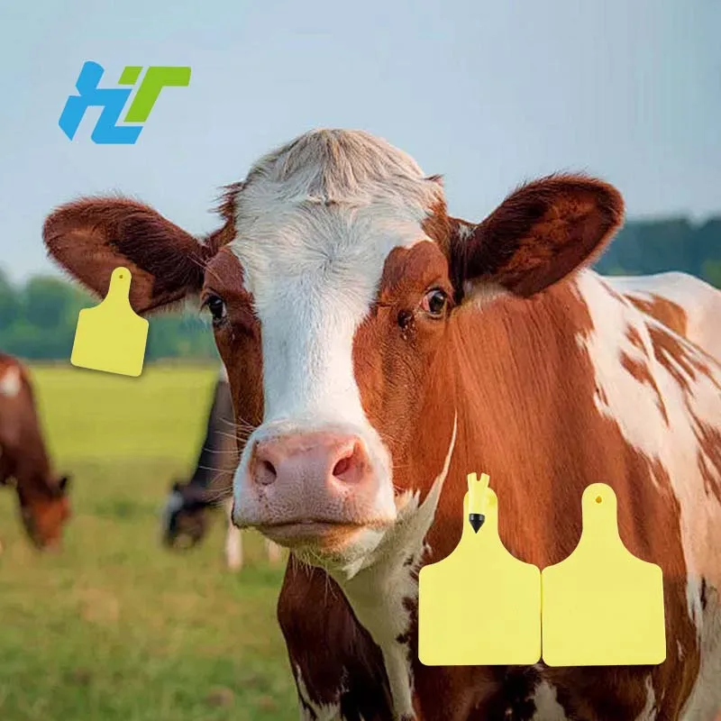 E-017 RFID UHF животных TPU круглая Ушная бирка на заказ скот свинья корова для идентификации
