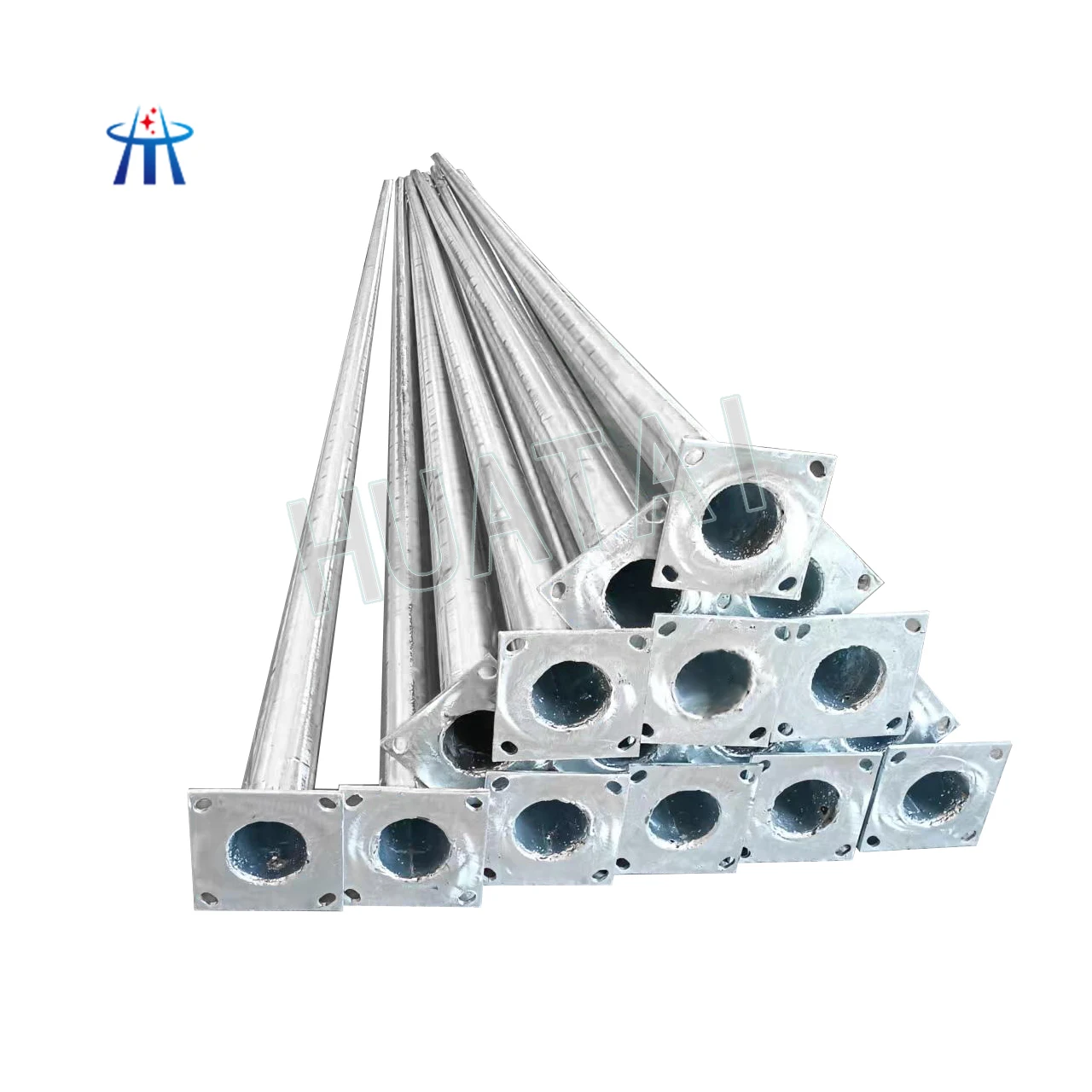 Оцинкованный уличный фонарь Huatai 6 м оптовая цена для дорожного освещения