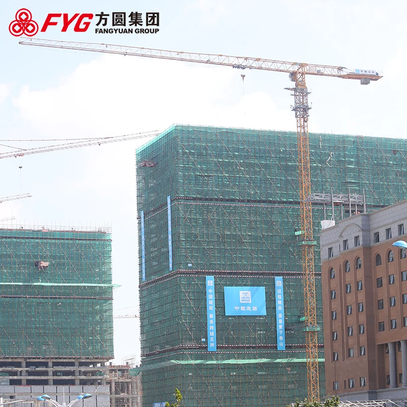 Jib 75m tower cranes for sale in uae machinery new 18ton flat-top tower cran