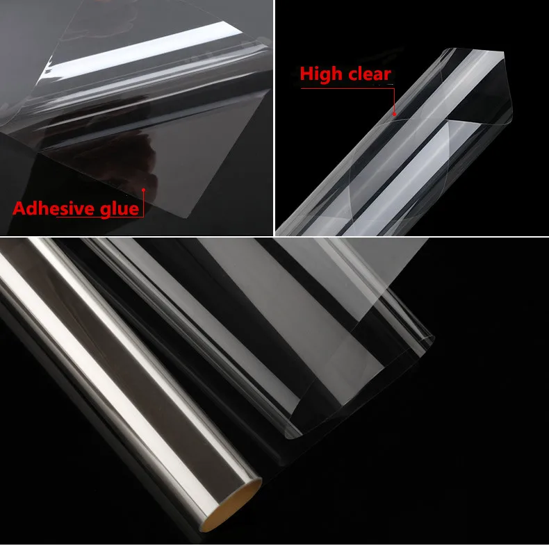 Прозрачные стеклянные пленки для душевой кабины HD, прозрачная защитная Тонировочная пленка для строительства