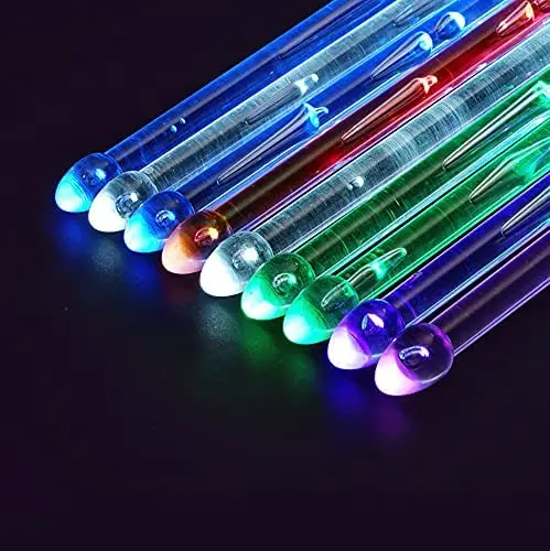 Acrylic Drum Stick Fluorescent Stage Performance Luminescent Drumstick
