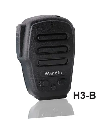 Two way radio communication system bluetooth speaker microphone Real PTT speaker mic