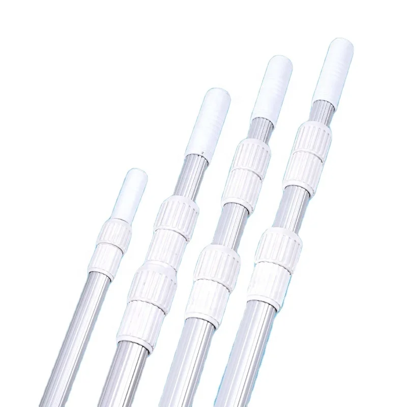 High Quality Telescopic Swimming Pool Pole WATER CROWN Aluminum Pole For Pool Cleaning Tools Connect